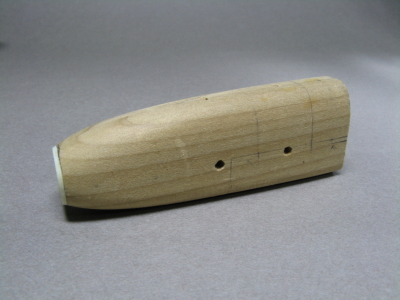 機首自作パーツ用の木型