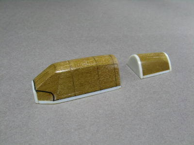 自作キャノピー用の木型