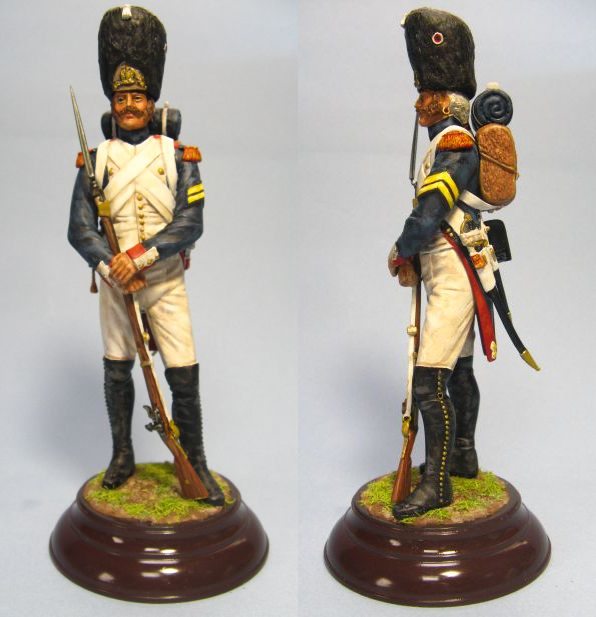 ナポレオンの老親衛隊・擲弾兵 (ミニアート 1/16) ダッチガードをオールドガードに
