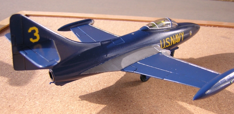 青い天使たち F9F-2パンサー、F11F-1タイガー（ハセガワ1/72）、F9F-5 