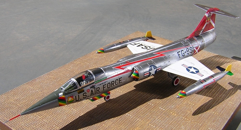 ロッキード F-104C スターファイター （ハセガワ1/72改造） 飛行機プラモデル 製作