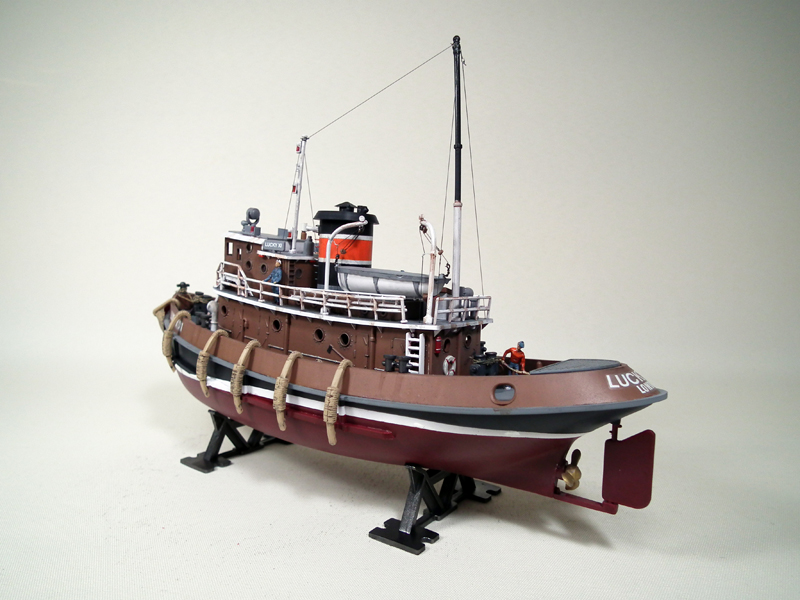 ハーバータグボート (レベル 1/108) 船プラモデル製作
