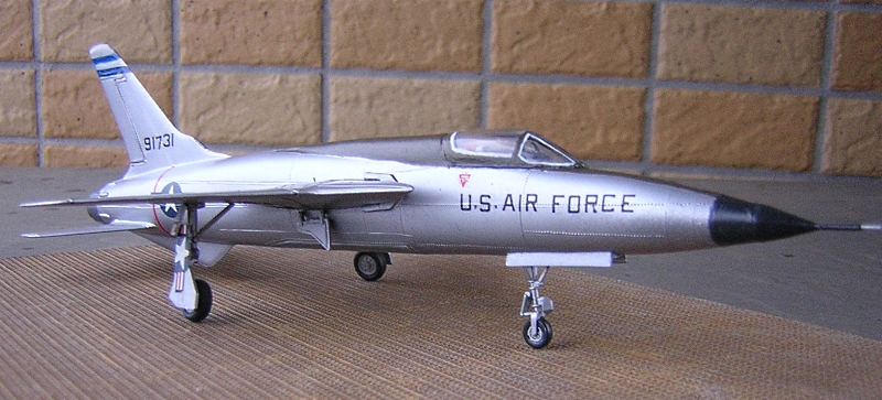 F-105Dサンダーチーフ (旧マルサン 1/100) 飛行機プラモデル製作