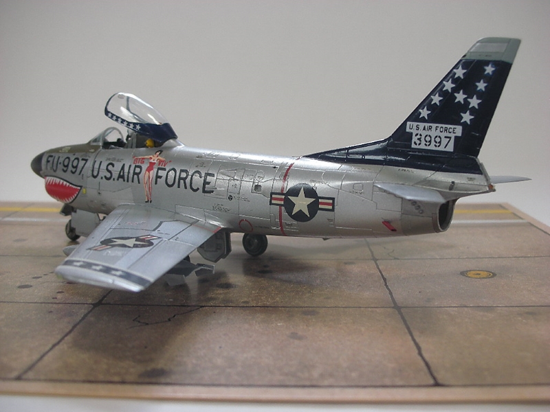 F-86D セイバードッグ ”U.S.エアフォース”(ハセガワ 1/72)＜飛行機プラモデル製作＜2018年4月号