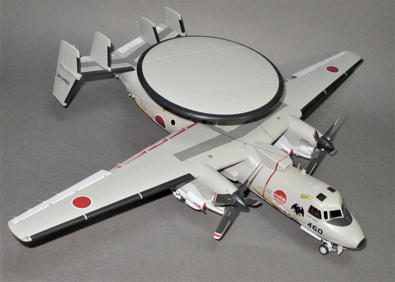 航空自衛隊 E-2C Hawkeye ５０ｔｈ Anniversary (KINETIC 1/48)＞ 飛行機プラモデル製作＞2018年11月号