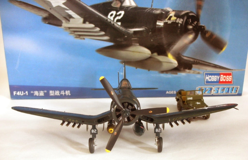 F4U-1D コルセア（ホビーボス 1/72 初版2009）＜飛行機プラモデル製作＜2019年7月号