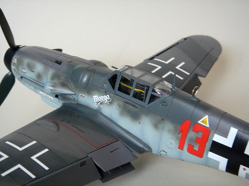 Bf109G-6 (ハセガワ 1/32)JG27 ハインリッヒ バーテル機 RED No13.＞ 特集 ビッグスケール＞ 2019年12月号