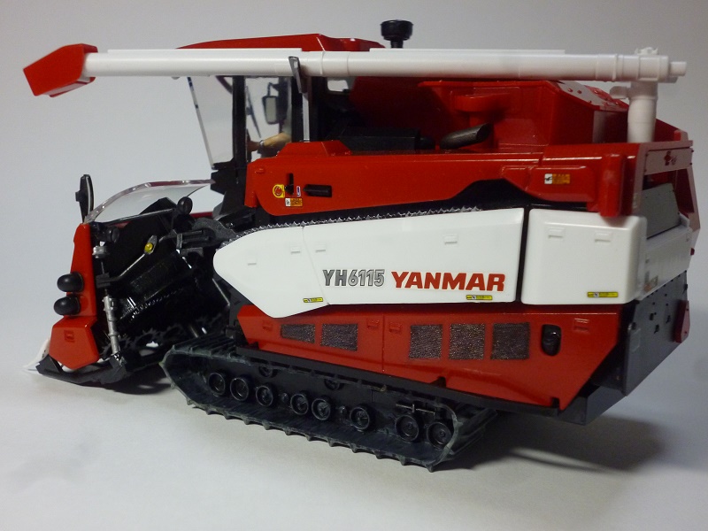 ヤンマーコンバイン YH6115 (ハセガワ1/35)＞建機・農機プラモデル製作＞2022年1月号