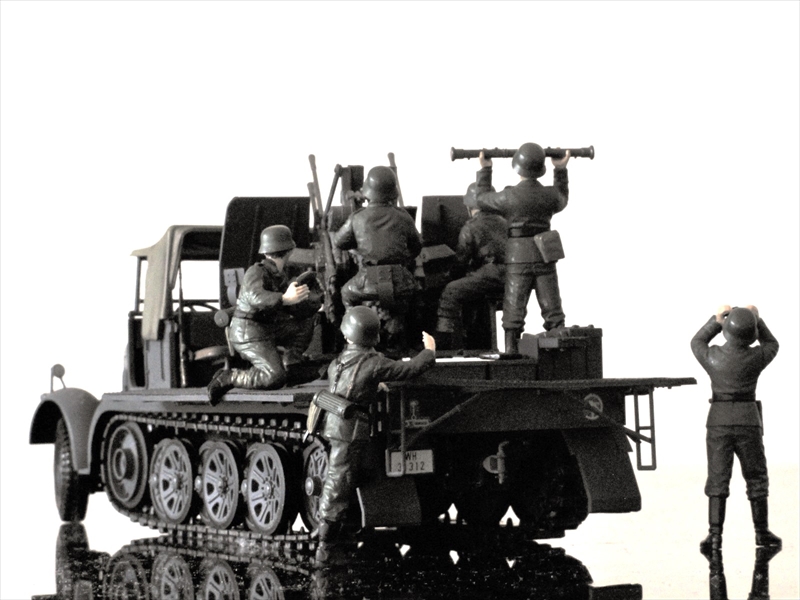 2cm 4連装対空機関砲 (タミヤ 1/35)＞誌上個展＞2024年11月号