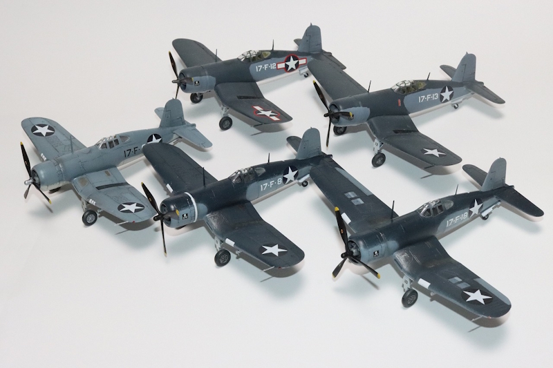 VF-17のバードケージ コルセア（タミヤ 1/72）＞特集 世界の名機